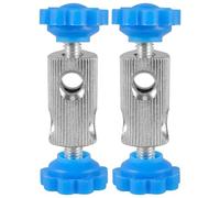 PACKOVE 2pcs Laboratory Stand Clamps 6mm Inner Diameter Cross Clamp Holder Lab Stand Clip Holder for Chemistry Experiments and Teaching Instruments Random Color