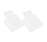 PACKOVE 2pcs Makeup Palettes Handheld Makeup Mixing Palettes 3.22x2.36x1.18inch Lightweight Portable Ergonomic Design with Handle