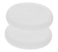 PACKOVE 2pcs Marble Hot Stones for Massage Set with Smooth Polished Surface Essential Oil Enhanced Spa Supplies for Muscle Relaxation and Hot Suitable for Women and Men