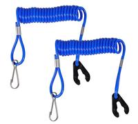 PACKOVE 2pcs Marine Engine Emergency Stop Safety Cord Lanyards Thickened Red Boat Safety Harness for Outboard Motor Kill Switch for Boat Emergency