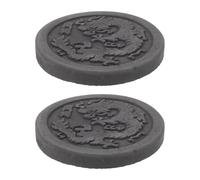 PACKOVE 2pcs Mini Tile DIY Rubbing Template Lightweight Modular Design, Traditional Chinese Han Brick Mold for Crafts and Cultural Study Sessions, Modern Chinese Style Brick Material