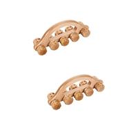 PACKOVE 2pcs Natural Massage Roller Tool Manual Body Massager Ball for Shiatsu Improve Circulation and Reduce Soreness