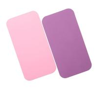 PACKOVE 2pcs Non-slip Yoga Knee Cushion and Elbow Pads Thickened Supple Kneeling Mat for Yoga and Fitness Deep Purple Princess Pink Supply for Home and Gym Use