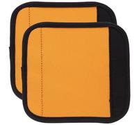 PACKOVE 2pcs Orange Removable Anti-slip Grip Pads Door-mounted Pull-up Bar Protectors Barbell Palm Covers for Strength Training Gym Equipment