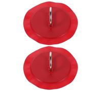 PACKOVE 2pcs Paddle Board D Ring Patch Paddle Board D Ring Float Buckle Stainless Steel PVC Red for Kayaks Water Sports Enthusiasts