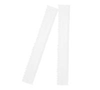 PACKOVE 2pcs Paper Tearing Ruler Acrylic Deckle Edge Ruler, Irregular Edge Paper Rip Tool for Drawing, DIY Designs, Office Tasks, 11.34 Inch