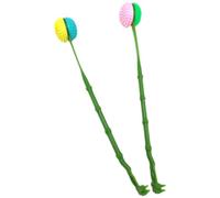 PACKOVE 2pcs Plastic Back Scratcher with Comfortable and Smooth Surface Convenient Use Back Itching Relief Tool for Home and Travel