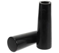 PACKOVE 2pcs Plastic Tap Handle for Kegerator Beer Faucet, Easy to Use and Install, Black Beer Tap Knob Replacement for Bars and Weddings