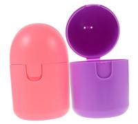 PACKOVE 2Pcs Portable Microwaveable Storage Box for Period Cups High-Grade PP Material Cleaner and Holder for Women Menstrual Accessories and Easy to Carry for Travel and Home Use