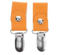 PACKOVE 2pcs PU Leather Travel Hat Clips for Backpack Accessories Durable Hard Hat Holders for Luggage and Outdoor Use for Beach Vacation Hiking and Cruise Essentials