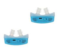 PACKOVE 2pcs Rechargeable Electric Snoring Portable Nose Vent Device for Better Sleep Reduces Congestion Made Safe Easy to Use Travel