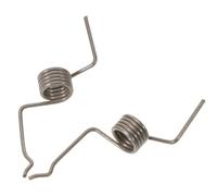 PACKOVE 2pcs Refrigerator Door Hinge Spring Replacement Stainless Steel 1.3-10.6-5 Coil Torsion Spring for Vertical Frame Fridge Door Accessories