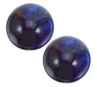 PACKOVE 2pcs Resin Ball Crafts for Hand Therapy, 50mm Marble Patterned Resin Decorative Spheres with Comfortable Grip, Artistic and Elegant Small Sports Charms for Home Decor and Travel