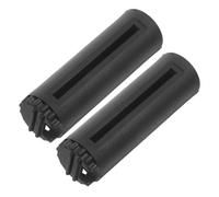 PACKOVE 2pcs Retractable Belt Ends Safety Barrier Strap Retractable Safety Belt with Robust Locking Mechanism Black Abs Cylindrical Design for Barriers and Handbags