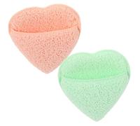 PACKOVE 2pcs Root Face Cleansing Gloves Exfoliating Face Pads Gentle Exfoliation Reusable for Makeup Removal Deep Cleansing Simple Design