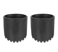 PACKOVE 2pcs Rubber Ladder Foot Covers Non-Slip Replacement Ladder Leg Caps Wear-Resistant Sturdy Accessories for Secure Outdoor and Indoor Use