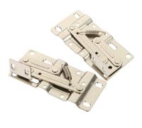 PACKOVE 2pcs Soft-Close Cabinet Hinges Tray Hinges Rust-Proof Iron 45 Degree Opening Angle Quiet Environment for Tip-Out Trays Kitchen Use