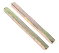 PACKOVE 2Pcs Spare Door Handle Spindle Bar 8X8X100Mm Quadrangular Drive Iron Replacement for Vintage Door Lock Accessory