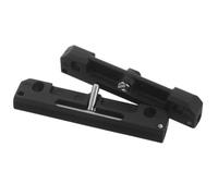 PACKOVE 2pcs Spring Loaded Interior Sliding Door Latch Zinc Alloy Rounded Barrel Slide Bolt for Cabinet Doors, Suitable for Storage Areas and Industrial Environments, Black Finish