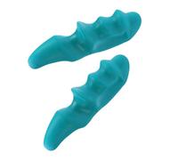 PACKOVE 2pcs Thumb Massagers Acupoint Press Massage Tools in Green, Made of Sturdy Abs, Easy to Carry for Home Use and Travel, for Trigger Point and Hand Massage