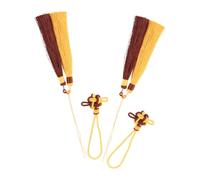 PACKOVE 2pcs Traditional Chinese Sword Tassel for Jian and Wushu Sword, Polyester Material with Enhanced Visual Appeal and Stability, for Martial Arts Training and Performance Routines