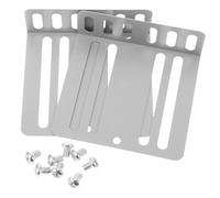 PACKOVE 2pcs Universal Car Audio Mounting Kit CD Player Support Bracket Steel Installation Frame for Vehicle Dvd Navigation Fixing Holder