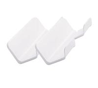 PACKOVE 2pcs Wall Mounted Hair Dryer Holder Punch Bathroom Organizer for Space Saving Easy Access Durable Hair Dryer Rack for Bedroom Makeup Washroom Barbershop