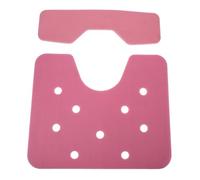 PACKOVE 2pcs Waterproof Shower Chair Cushion Set Soft Xpe Bath Seat and Backrest Pads for Bathroom Stool, Shower Commode Support for Seniors and Elderly