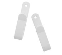 PACKOVE 2pcs White Wall Mounted Snowboard and Ski Rack Holder Set Horizontal Snowboard Storage Hanger for Indoor Garage Sports Equipment Organization