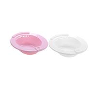 PACKOVE 2Pcs Women Bidet Squat Basin Durable Toilet Soaking Bath for Postpartum Care Hemorrhoids Relief Easy to Clean Thickened Design Comfortable for Elderly Use