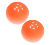 PACKOVE 2pcs Womens Bun Shaped Makeup Sponge Puff Dual Use Face Cosmetic Blender for Foundation and Powder Non Absorbent Beauty Sponge for Wet and Dry Application