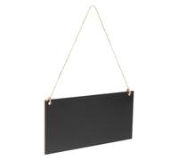 PACKOVE 2pcs Wooden Door Hanging Plaque Set 20x10cm, Density Board Chalkboards with Message Board Function, Home Door Sign Ornament for DIY Notes and Welcome Decorations