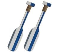 PACKOVE 2pcs Wooden Oar Wall Decor Nautical Decor Paddle Decorative Oar for Wall Creative Design Mediterranean Style for Nursery and Bedroom