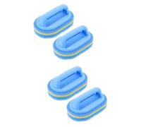 PACKOVE 2sets Comfortable Grip Cleaning Sponges with Handle Multi Function Brush for Effortless Bathroom and Kitchen Surfaces Cleaning User Friendly Design for Versatile Use 2pcs*2