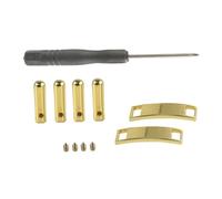 PACKOVE 2sets Elastic Metal Connector for Boys and Girls Adults Long Service Material Shoe Lace Buckles