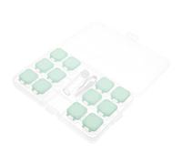 PACKOVE 2sets Eye Box Holder Portable Lens Case for Travel Double Protection Case Flipping Cover