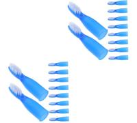 PACKOVE 2sets Soft Mini Toothbrushes for Correctional Facilities Ergonomic Safe for Inmates Prevents Self Harm for Prisons Rehabilitation Centers 10pcs*2