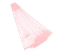 PACKOVE 2sets Vintage Lace Flower Wrapping Bags Transparent Cellophane Packaging for Florist Bouquets Durable Reusable Floral Packing Pouches for Valentines Day and Gifts 20pcs*2