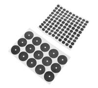 PACKOVE 2sheets Billiard Spot Stickers Black Snooker Marker Dots Pool Table Self-adhesive Woven Cloth Ball Locator for Cue Ball Positioning