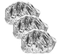 PACKOVE 3 pcs Deep Conditioning Caps Elastic Tin Foil Hair Dye Hats for Home Salon Use for Hair Treatment Spa Sauna