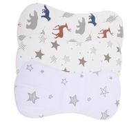 PACKOVE 3 pcs Girl Burping Cloths Cotton Absorbent Soft Burp Rags for Milk Spit Up Breathable Reusable Washable Cloths for Newborns and Boy Girl