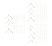 PACKOVE 300 Pcs V-Shaped Christmas Ornament Hooks, Golden Iron | Easy to Hang, V-shaped Design, Blends with Decor, for Ornaments and Garlands, Holiday Season Use