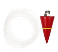 PACKOVE 300g Plumb Bob Vertical Hammer Precision Machined Level Measurement Steel Construction Engineering Tool for Joiners and Plumbers Random Color