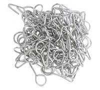 PACKOVE 300pcs Car Seat Cover Hook Seat Cover Clip Steel 28mm S Hook Silver and Automotive Mat and Long Trips