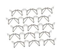 PACKOVE 30pcs Hanger Charms for Jewelry Making Alloy Pendant Accessories for Crafting Home Decor and Boutique Display for Organizing Clothes and Bags
