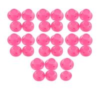 PACKOVE 30pcs Heatless Silicone Hair Rollers Set - 15 Large 15 Small Mushroom Curlers for No Heat Styling, Soft Pink, Suitable for Overnight Use and Hair Types