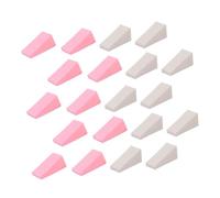 PACKOVE 30pcs Makeup Wedges Dual Use Triangle Powder Puff for Foundation Cream Wet Dry Blending Sponges for Full Face Makeup Safe Soft Sponges for Home and Travel