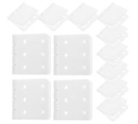 PACKOVE 30pcs Medium Rc Airplane Hinges 16x29mm Heavy Duty Nylon Fixed Wing Model Parts for Remote Control Glider Repair and Assembly