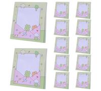 PACKOVE 30pcs St Patrick's Day Memo Pads with Adhesive Notes, Portable 3x3 Clover Paper Pads, Multipurpose Versatile Notepads for Classroom and Diaries, Festive Shamrock Theme