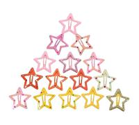 PACKOVE 35Pcs Cute Five Snap Hair Clips for Decorative Hair Accessories for Little Lightweight Durable for Daily Wear and Special Occasions